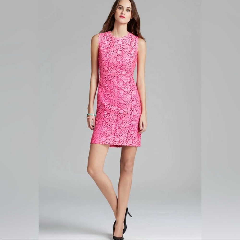 Kate Spade Pink Lace Mini Dress